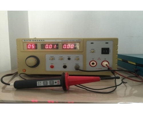 Withstanding voltage tester